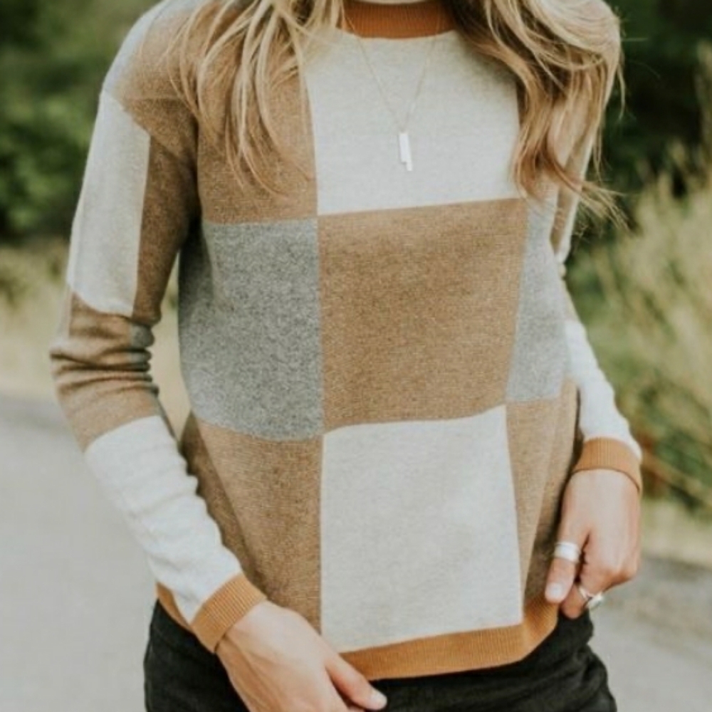 Roolee Checkered Sweater